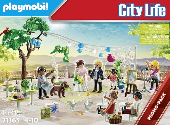 PLAYMOBIL City Life - Huwelijksfeest constructiespeelgoed 71365