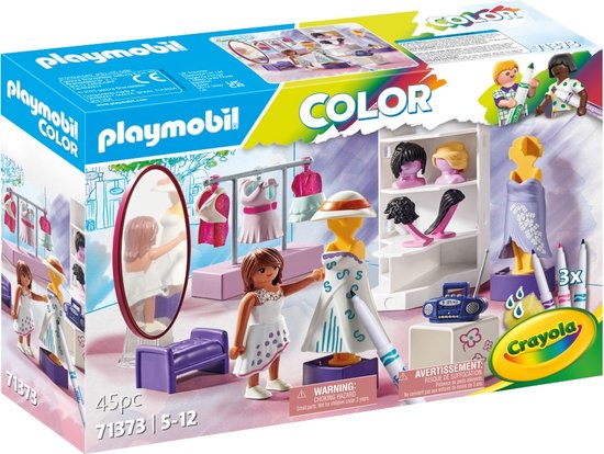 PLAYMOBIL Color - Modeontwerpset constructiespeelgoed 71373