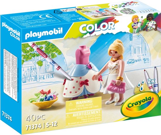 PLAYMOBIL Color - Modieuze jurk constructiespeelgoed 71374