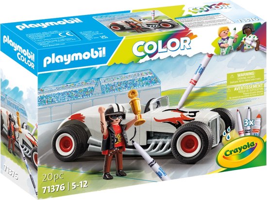 PLAYMOBIL Color - Racewagen constructiespeelgoed 71376