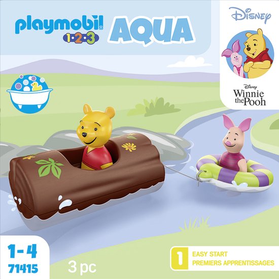 PLAYMOBIL 1.2.3 & Disney: De wateravonturen van Winnie en Knorretje - 71415