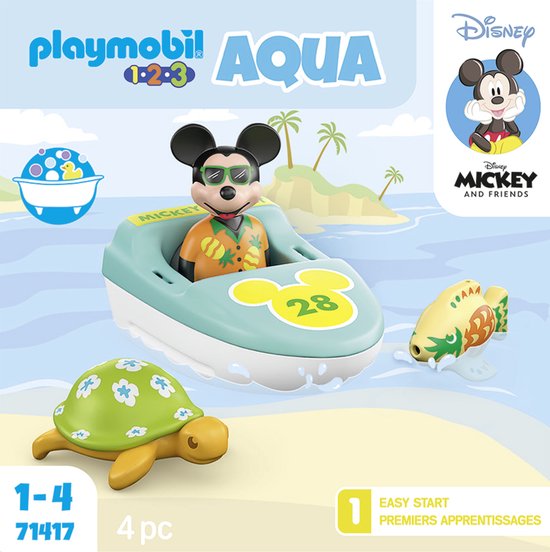 PLAYMOBIL 1.2.3 & Disney: Mickys Bootstour - 71417