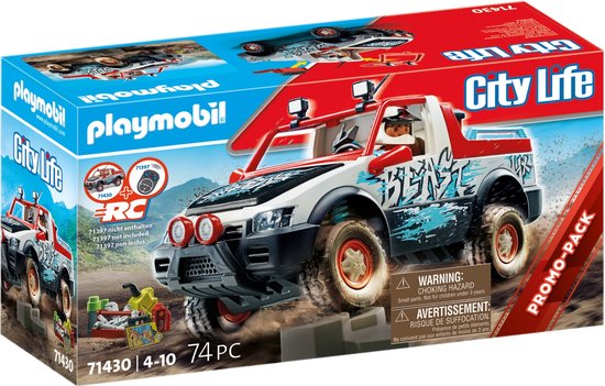 PLAYMOBIL City Life - Rallyauto constructiespeelgoed 71430