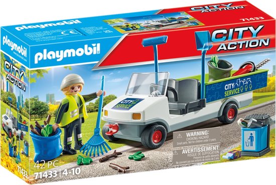 PLAYMOBIL City Life 71433 Elektrische straatveegmachine