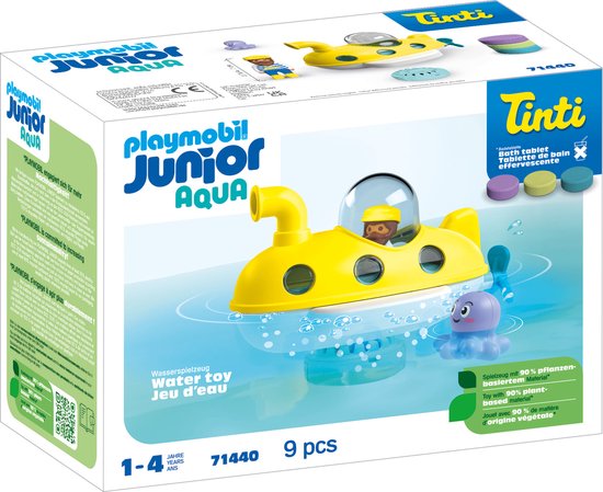 Playmobil 71440 PLAYMOBIL Junior Junior&Tinti: Kleurrijke onderzeeër