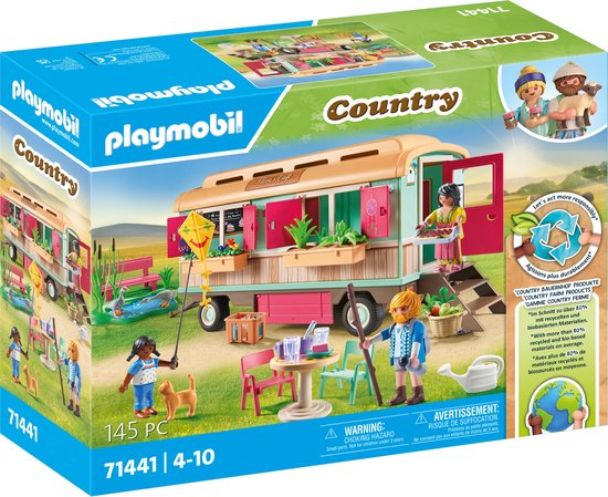 PLAYMOBIL Country - Gezellig woonwagencafé constructiespeelgoed 71441
