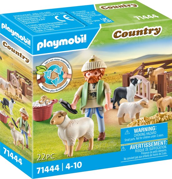 PLAYMOBIL Country - Jonge herder met schapen constructiespeelgoed 71444
