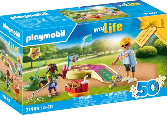 PLAYMOBIL City Life - Minigolf constructiespeelgoed 71449