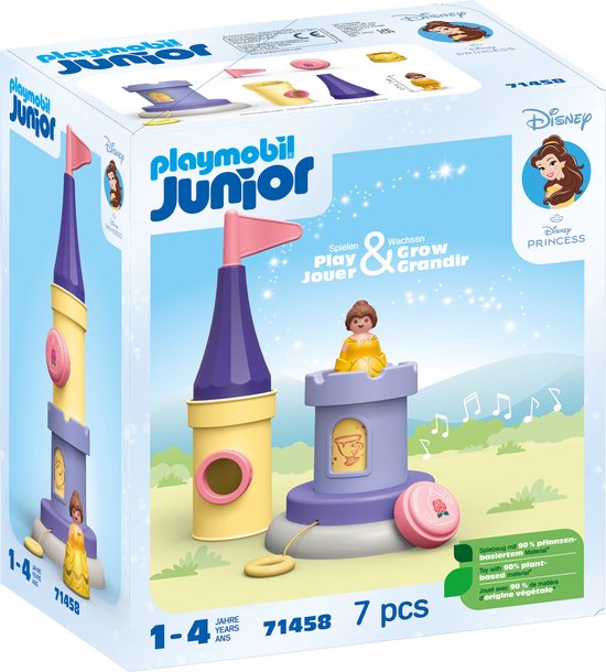 Playmobil 71458 PLAYMOBIL Junior&Disney Junior&Disney: Belle's speeltoren met melodie
