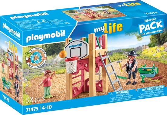 PLAYMOBIL City Life - Timmerman op weg naar klus constructiespeelgoed 71475