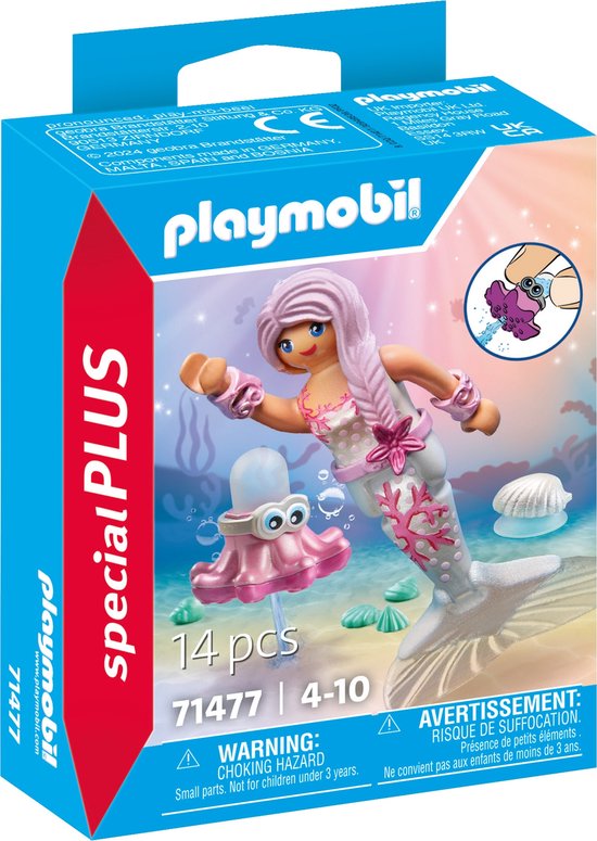 Playmobil Special Plus 71477 Zeemeermin met spuitoctopus