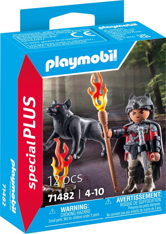 Playmobil Special Plus 71482 Krijger met wolf