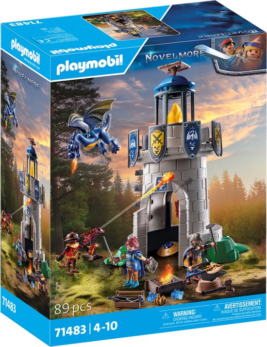 PLAYMOBIL Novelmore - Riddertoren met smid en draak constructiespeelgoed 71483