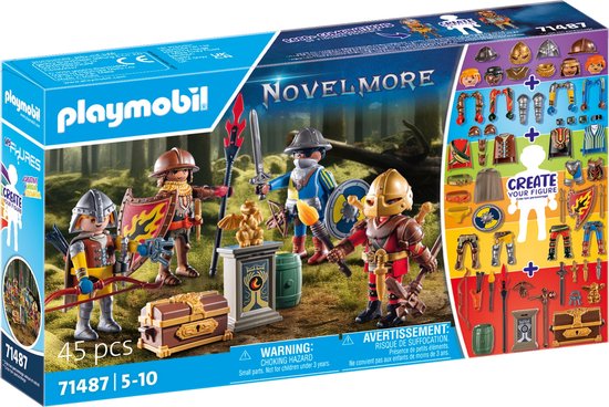 PLAYMOBIL Novelmore - My Figures Ridders van Novelmore constructiespeelgoed 71487