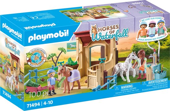 PLAYMOBIL Horses of Waterfall - Manege constructiespeelgoed 71494
