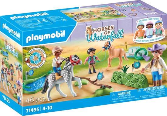 PLAYMOBIL Horses of Waterfall - Ponytoernooi constructiespeelgoed 71495