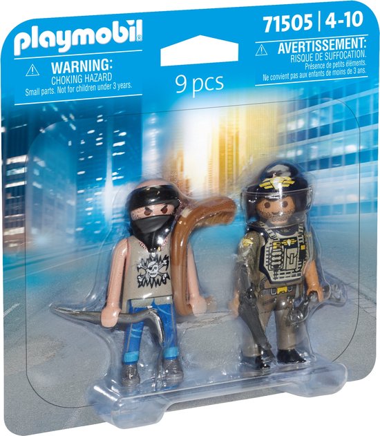 Playmobil DuoPacks 71505 Tactische politie-eenheid&bandiet