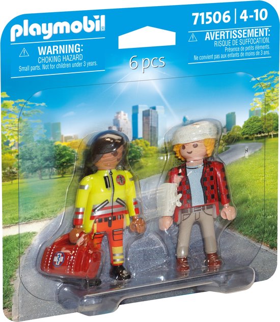 Playmobil DuoPacks 71506 Paramedicus met patient