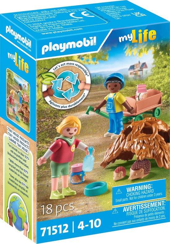 Playmobil My Life 71512 Zorgen voor de egelfamilie