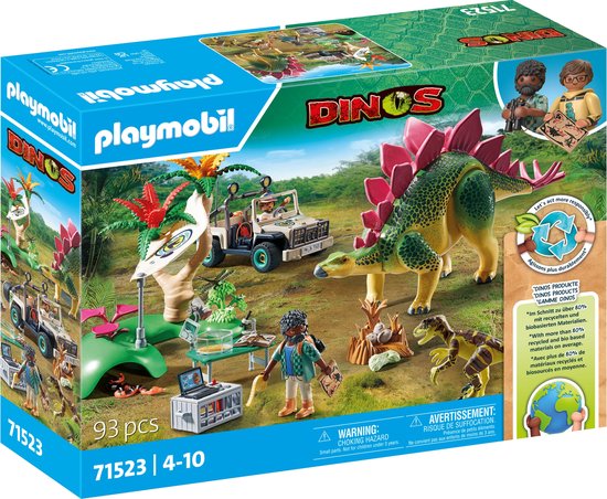 PLAYMOBIL Dinos - Onderzoeksstation met dinosaurussen constructiespeelgoed 71523