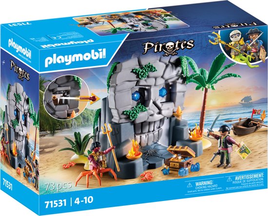PLAYMOBIL Pirates - Doodshoofdeiland constructiespeelgoed 71531