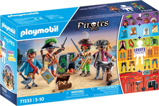 PLAYMOBIL Pirates - My Figures Piraten constructiespeelgoed 71533