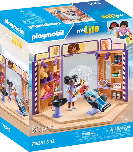 PLAYMOBIL myLife - Kapsalon constructiespeelgoed 71535