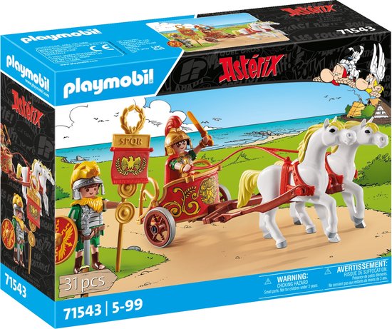 PLAYMOBIL Asterix: Romeinse strijdwagen constructiespeelgoed 71543