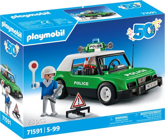 50YR Klassieke politie auto