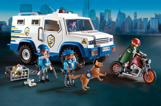Playmobil Action Heroes Politie Geldtransport Speelset