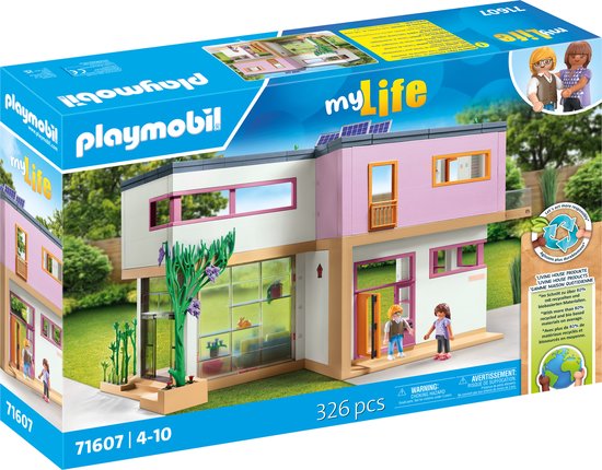 PLAYMOBIL myLife - Huis met serre constructiespeelgoed 71607