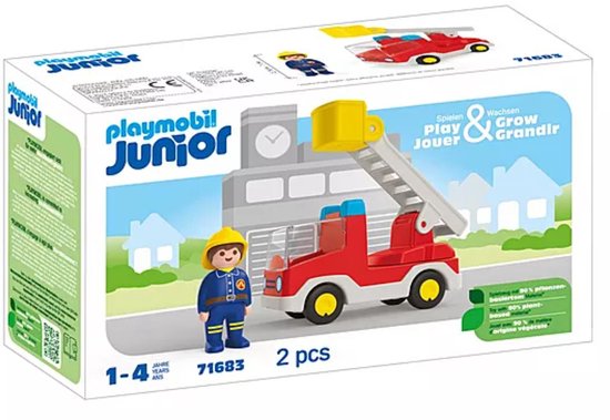 Playmobil Junior 71683 Brandweerwagen met ladder