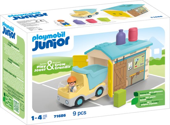 PLAYMOBIL Junior Sorteergarage