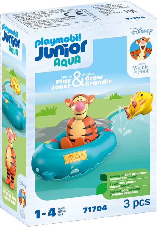 Playmobil Junior Aqua &amp; Disney 71704 Teigetjes opblaasbare boottocht
