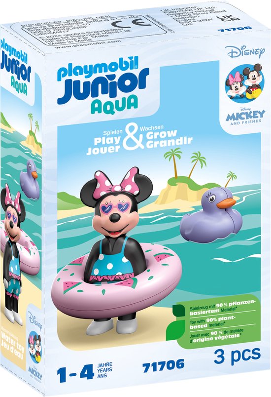 Playmobil Junior Aqua&Disney 71706 Minnie's strandvakantie