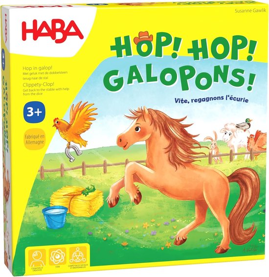 Hop in galop!