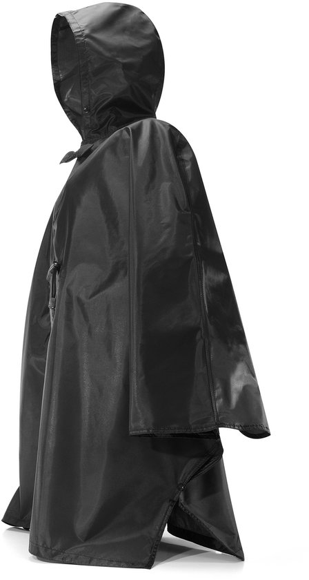 Reisenthel Mini Maxi Poncho RegenPoncho - Opvouwbaar - Zwart