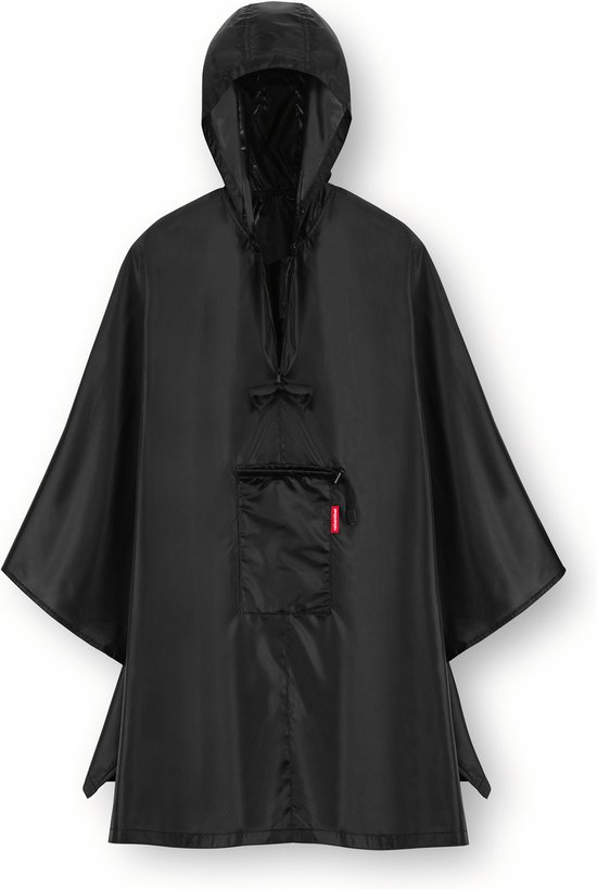 Reisenthel Mini Maxi Poncho RegenPoncho - Opvouwbaar - Zwart