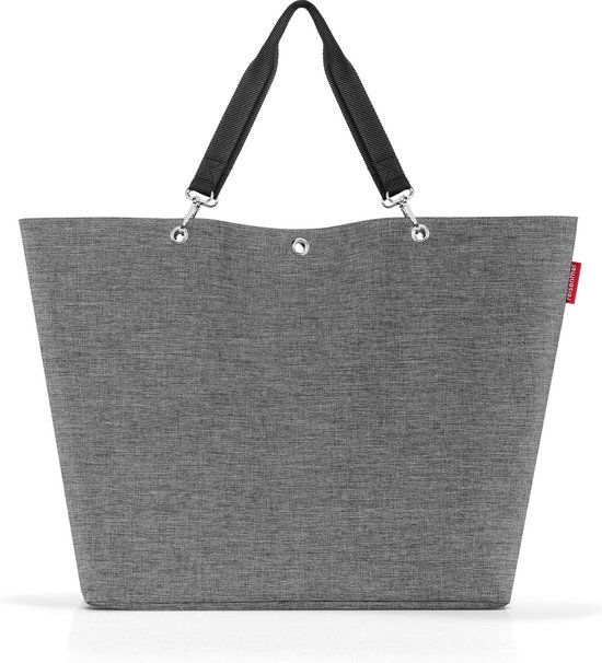 Reisenthel Shopper XL Strandtas Shopper - 35L - Twist Silver Grijs