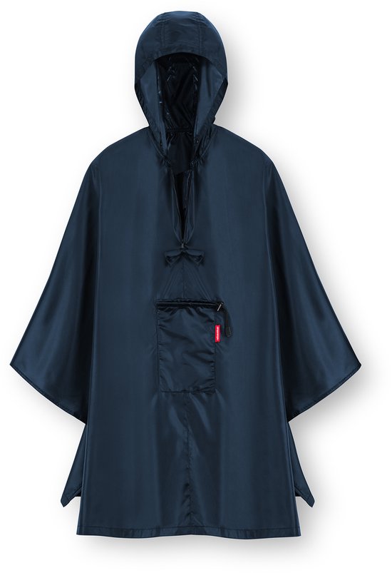 Reisenthel Mini Maxi Poncho RegenPoncho - Opvouwbaar - Dark Blue Blauw