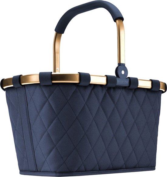 Reisenthel Carrybag Frame 22 l Rhombus Midnight Gold - 48x29x28 cm