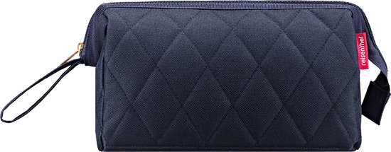 Reisenthel Travelcosmetic Toilettas - 4L - Rhombus Midnight Gold Blauw