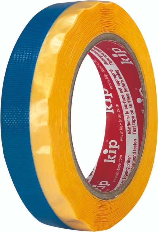 Kip Tape 367 Washi-Tec Multi-Tape - Geel/Blauw - 24/16mm X 25m