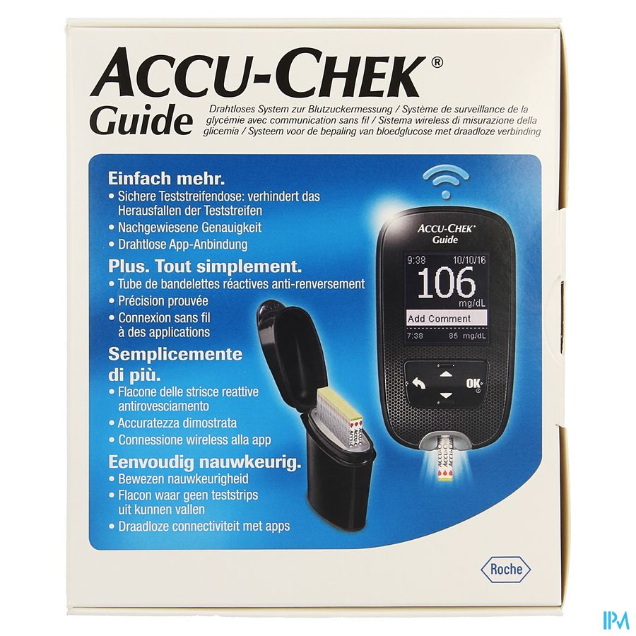 Accu-Chek Guide Bloedglucosemeter Kit 1 Stuk