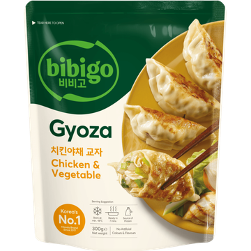 Bibigo Kip &amp; Groente Gyoza 300g Kip-Groenten