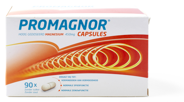 Promagnor Magnesium 450mg - 90 Capsules
