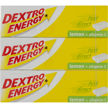 Dextro Energy Citroen + Vitamine C 3x47 Tabletjes