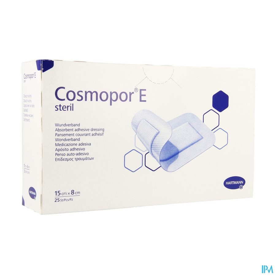 Cosmopor E Steriel Zelfklevend Wondverband - 8x15cm - 25 Stuks