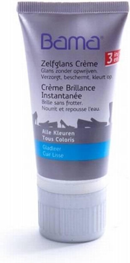 Bama Uni Zelfglans Crème Middenbruin Glad Leder BRUIN 0