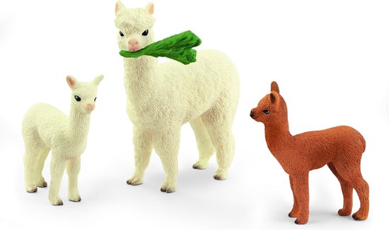 Schleich Wild Life - Alpacafamilie speelfiguur